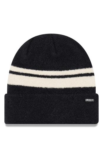 Men's New Era Cap Velvet Cuff Beanie - Black