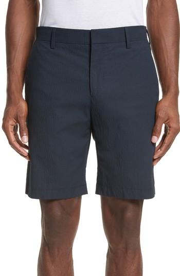 Men's Paul Smith Seersucker Shorts - Blue