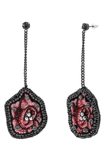Women's Steve Madden Floral Drop Earrings