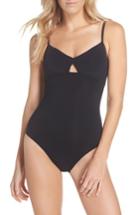 Women's Seafolly Active Keyole One-piece Swimsuit Us / 8 Au - Black