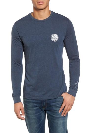 Men's Rip Curl Mini Wettie Tech T-shirt, Size - Blue