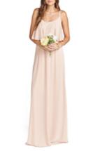 Women's Show Me Your Mumu Caitlin Cold Shoulder Chiffon Gown, Size - Pink