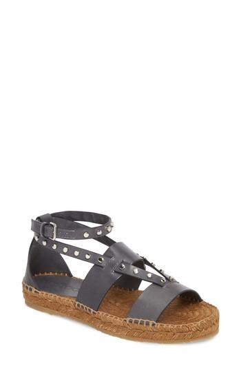 Women's Jimmy Choo Denise Studded Espadrille Sandal .5us / 36.5eu - Grey