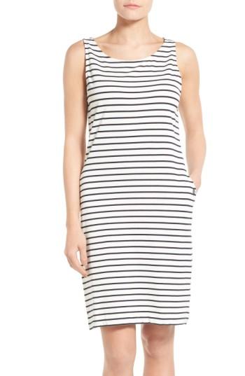 Women's Barbour Dalmore Stripe Jersey Sleeveless Shift Dress