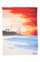 Women's Stella Mccartney Tropical Sunset Print Scarf, Size - Beige