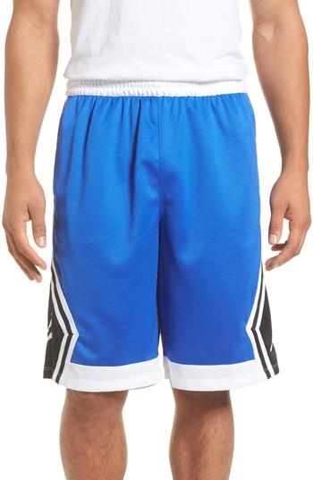 Men's Nike Jordan Sportswear Rise Diamond Shorts - Blue