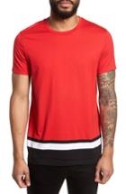 Men's Boss Tiburt Colorblock T-shirt - Red