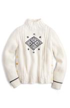 Women's The Reeds X J.crew Side Button Swing Sweater, Size - Ivory