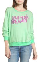Women's Dream Scene California Dreamin Sweatshirt, Size - Green