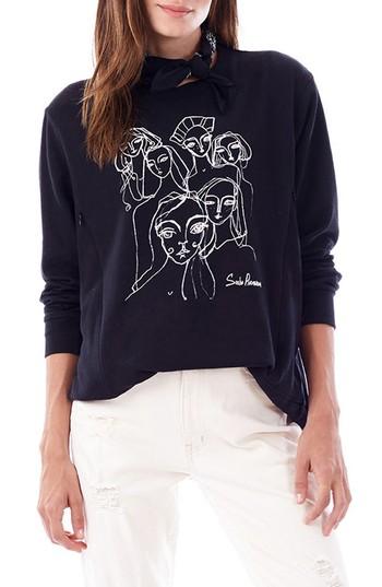 Women's Loyal Hana Sasha Maternity/nursing Sweatshirt