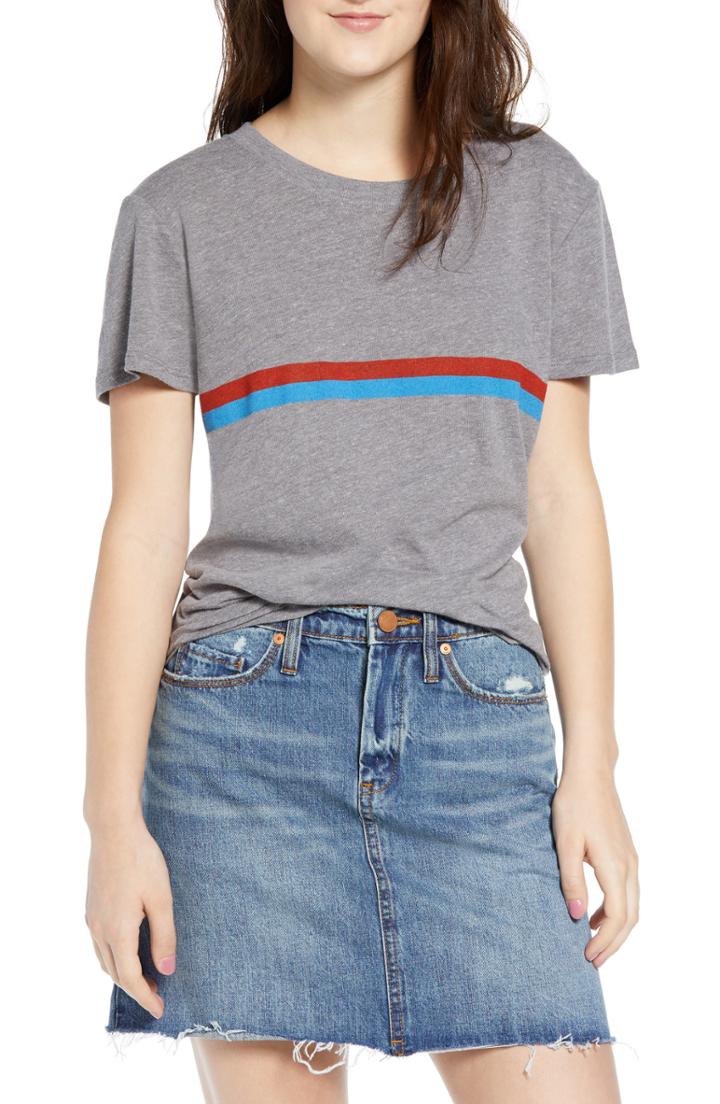 Women's Proenza Schouler Pswl Split Graphic Baby Tee