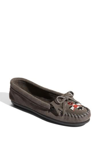 Women's Minnetonka 'thunderbird Ii' Moccasin .5 M - White