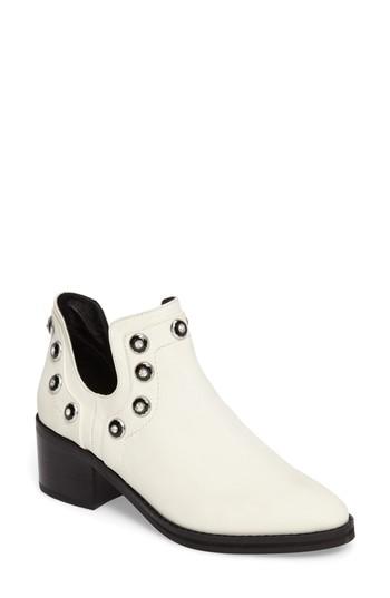 Women's E8 By Miista Odessa Embellished Split-shaft Bootie .5us / 38eu - White