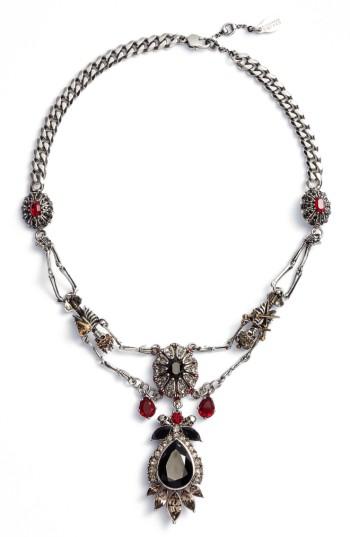 Women's Alexander Mcqueen Skeleton Frontal Necklace