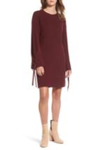 Women's Bp. Tie Sleeve Sweater Dress, Size - Red