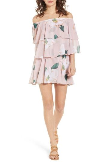 Women's Show Me Your Mumu Triple Decker Romper - Pink