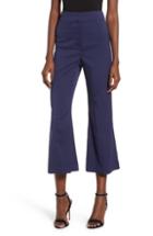 Women's Leith High Waist Crop Pants, Size - Blue