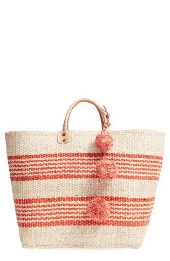 Mar Y Sol 'caracas' Tote - Burgundy
