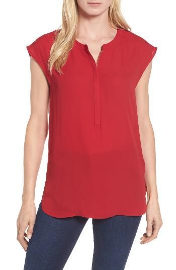 Women's Chaus Split Neck Blouse