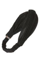 Tasha Sparkly Knot Head Wrap, Size - Black