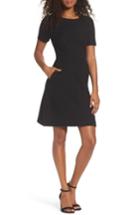 Women's French Connection Dixie Fit & Flare Dress - Black