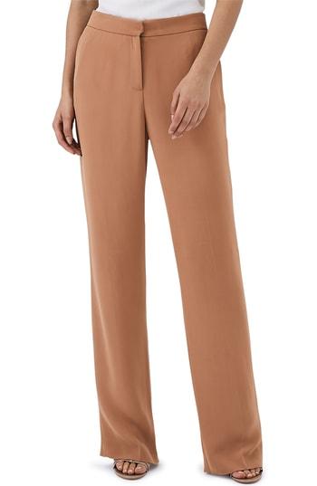Women's Reiss Nuria Wide Leg Trosuers Us / 12 Uk - Orange