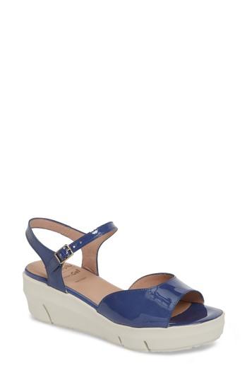 Women's Wonders D-8201 Platform Sandal .5-6us / 36eu - Blue