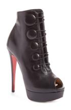 Women's Christian Louboutin Lady Booton Bootie Us / 37eu - Black