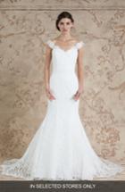 Women's Sareh Nouri Jannan Off The Shoulder Lace Trumpet Gown