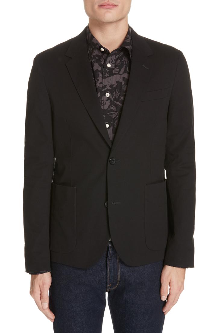 Men's Ps Paul Smith Sport Coat Eu - Black