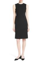 Women's Theory Eano Stretch Wool Sheath Dress - Black