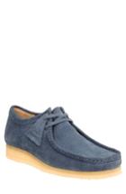 Men's Clarks Originals 'wallabee' Moc Toe Derby M - Blue (online Only)