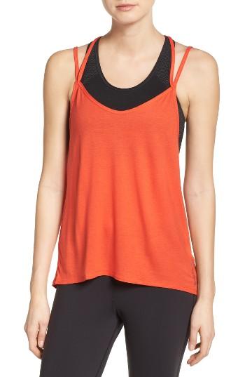 Women's Reebok Not Interested Tank - Red