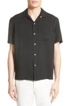 Men's Rag & Bone Glenn Camp Shirt - Black
