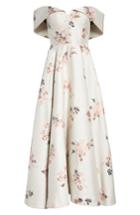Women's Co Metallic Floral Jacquard Dress