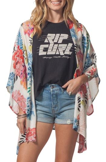 Women's Rip Curl Delilah Print Kimono - Ivory