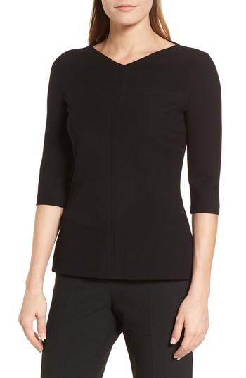 Women's Boss Ilamena Top - Black