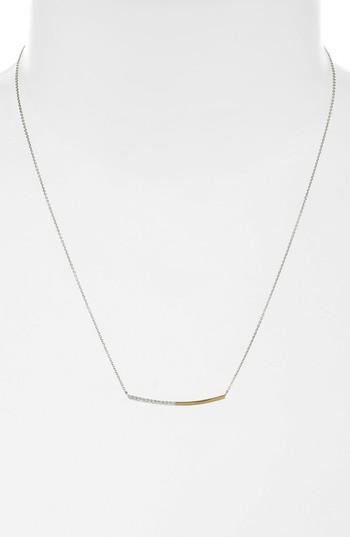Women's Boyn Levy Two-tone Curved Diamond Bar Neck (nordstrom Exclusive)