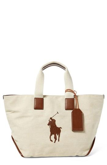 Polo Ralph Lauren Canvas Market Tote -