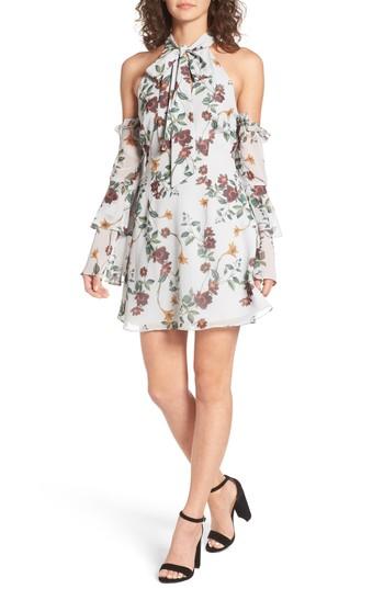 Women's Keepsake The Label Twilight Dreams Cold Shoulder Minidress
