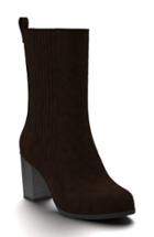 Women's Shoes Of Prey Mid Calf Boot A - Brown