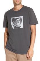 Men's Obey Screamer Graphic T-shirt, Size - Black