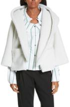 Women's Ji Oh Crop Faux Shearling Hoodie Coat
