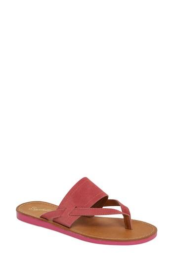 Women's Seychelles Mosaic Thong Sandal .5 M - Pink