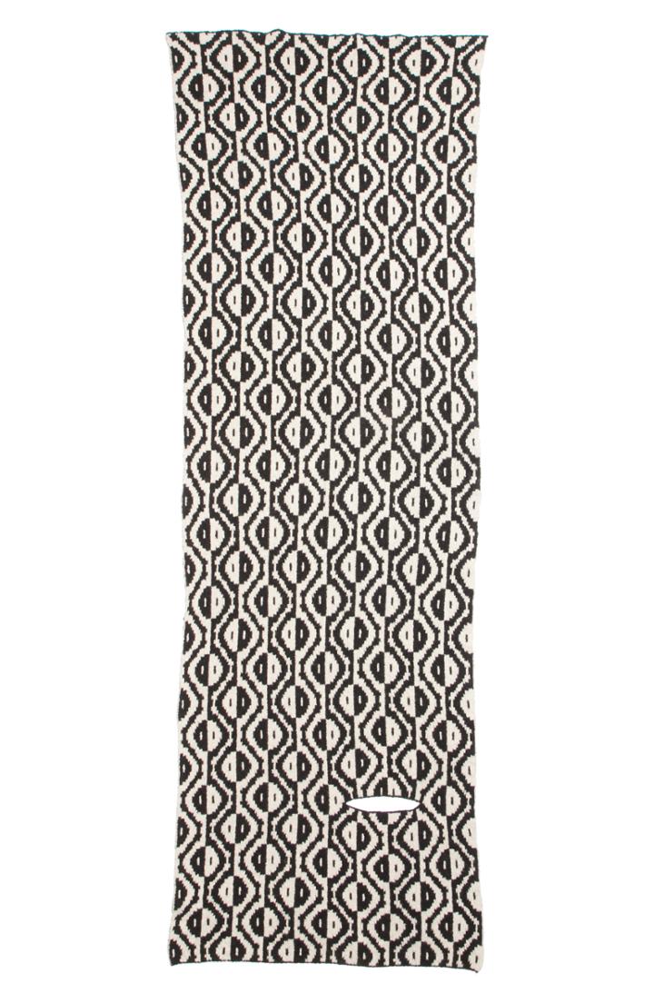 Women's Dries Van Noten Geo Jacquard Merino Wool Blend Scarf
