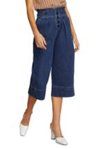 Women's Habitual Button Fly High Rise Wide Leg Crop Nonstretch Jeans