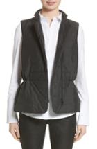 Women's Lafayette 148 New York Avery Quilted Vest - Black