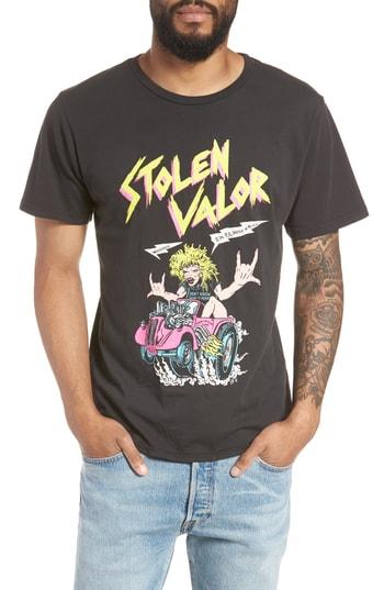Men's Barking Irons Stolen Valor Graphic T-shirt - Black