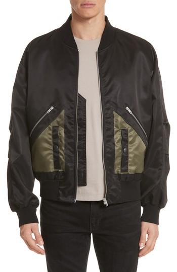 Men's Maison Margiela Bomber Jacket Eu - Black
