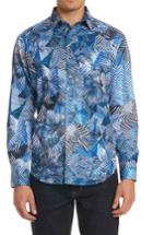 Men's Robert Graham Santos Classic Fit Sport Shirt - Blue